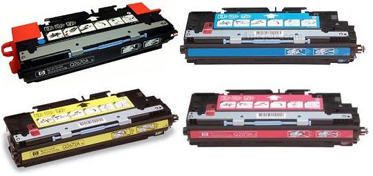 Hp Toner Set Q2670A Q2671A Q2672A C2673A Toner Cartridges Remanufactured - Free UK Delivery